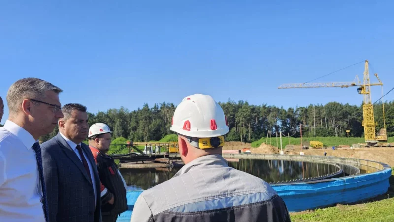 У Лідзе затармазілася рэканструкцыя ачыстных збудаванняў. Яны не спраўляюцца з нагрузкай — церпіць рака