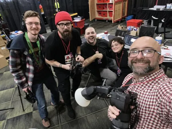 Александр Пасечник на съемках. Фото: из архива героя