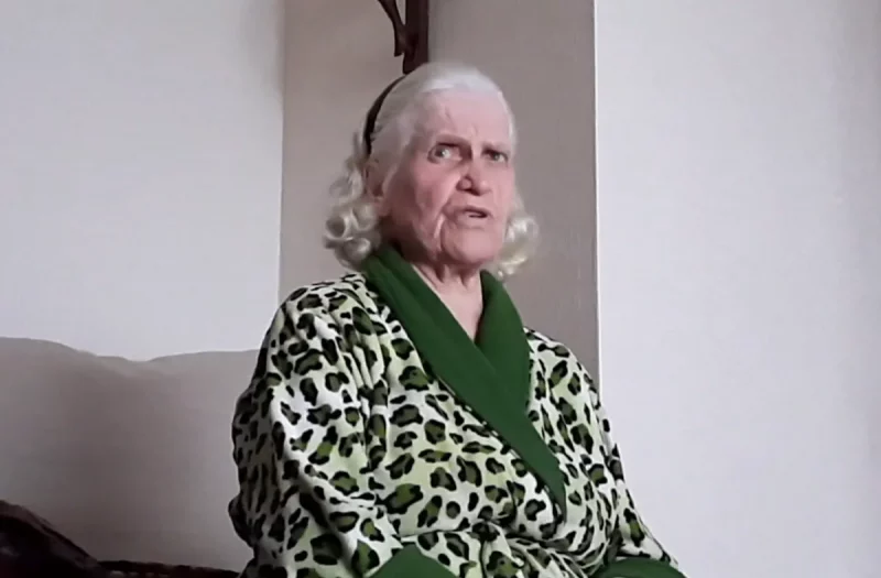 Яніна Земба. Скрыншот з відэа з архіва Руслана Кулевіча