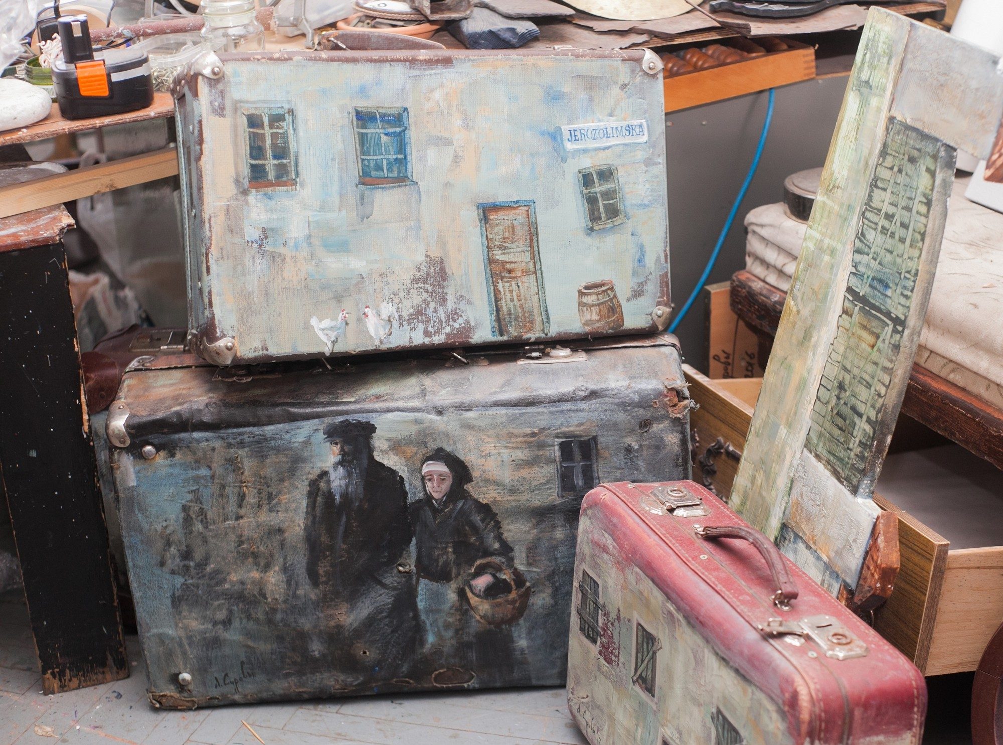 «Цивилизация, которую мы потеряли». Как гродненский художник возвращает евреев белорусских местечек