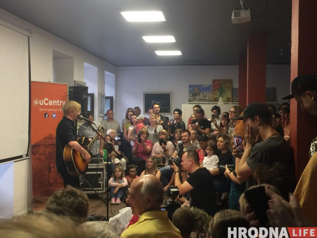 Лявон Вольский выступил в Гродно