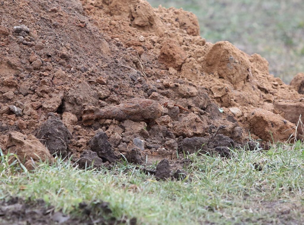 Мину времен войны нашли при прокладке коммуникаций в Гродно