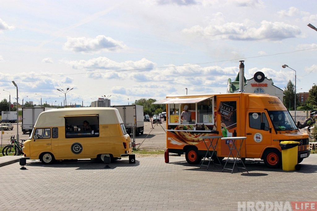 Все фудтраки Гродно могут переехать на Левонабережную