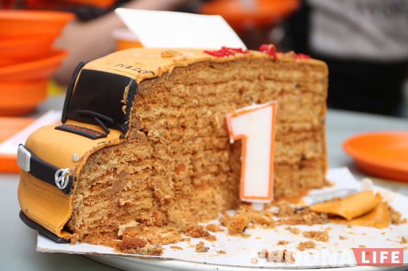 Гродненский пиццатрак отметил первый день рождения Гродненский пиццатрак отметил первый день рождения