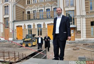 Два часа на земле предков: в Гродно приезжал потомок Нохума Каплана Два часа на земле предков: в Гродно приезжал потомок Нохума Каплана