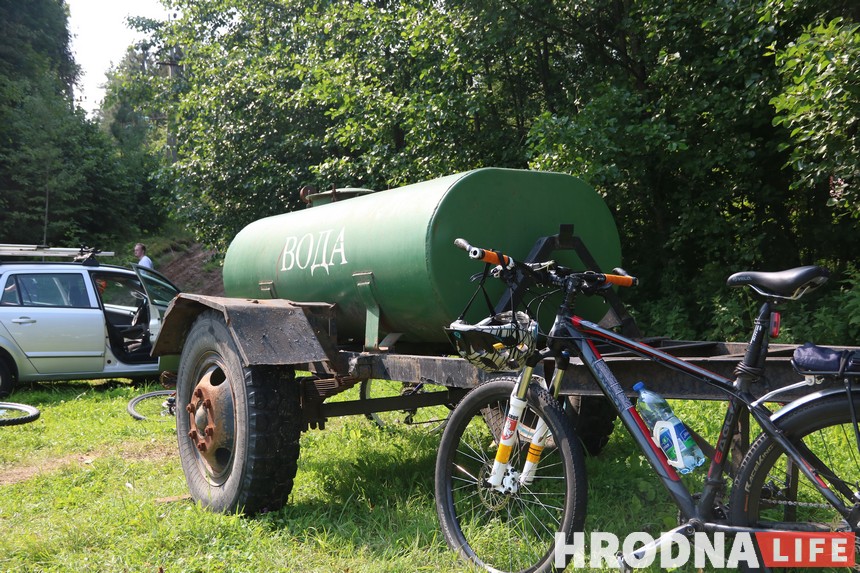 Веломарафон "Суседзі-2019" стартовал на Августовском канале под Гродно
