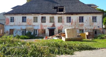 На площади Тызенгауза восстанавливают здание XVIII века под Музей леса