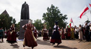 ФОТО: В Лиде открыли памятник Гедимину
