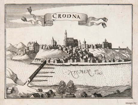 Литовский коллекционер продает редкую гравюру с изображением Гродно гравюра