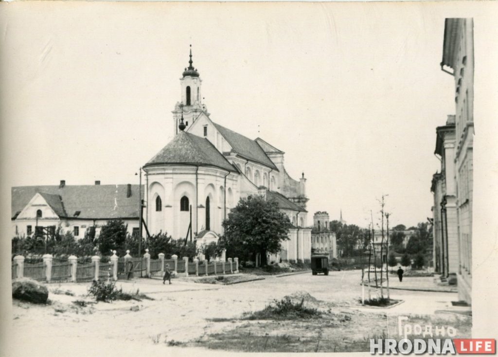 Бернардинский костел - старые фото Гродно 1950