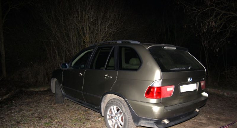 Аўтамабіль Прасняка, у якім, меркавана, адбылося забойства