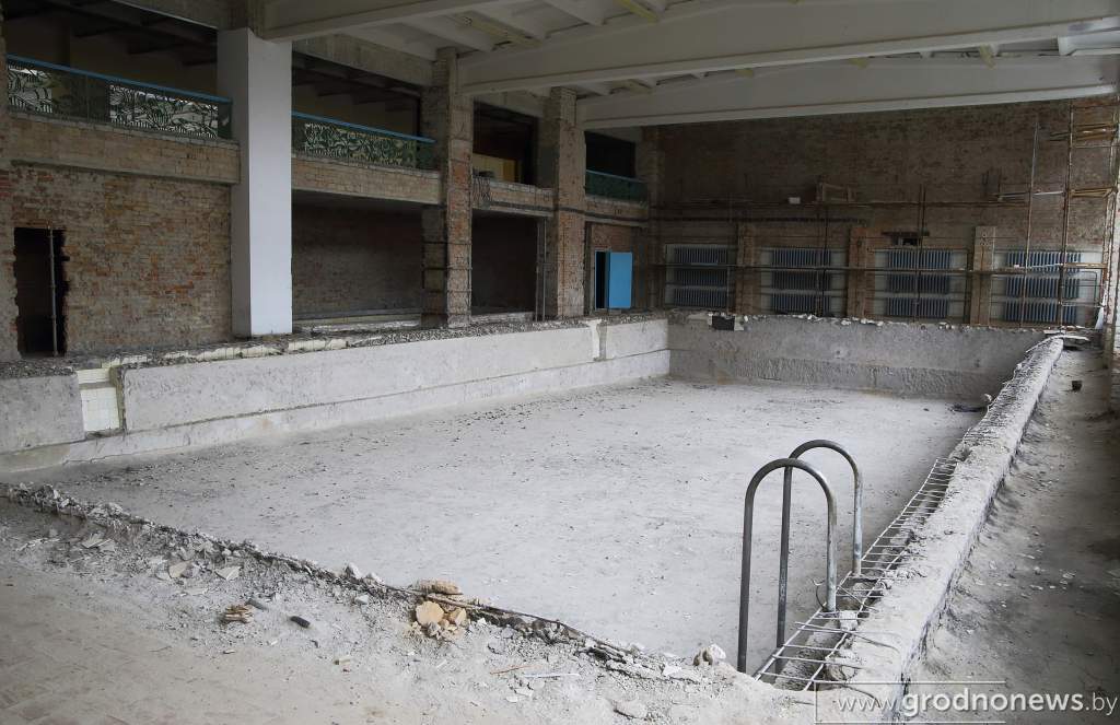 Во Дворце пионеров откроют обновленный бассейн и спортзал дворец пионеров бассейн