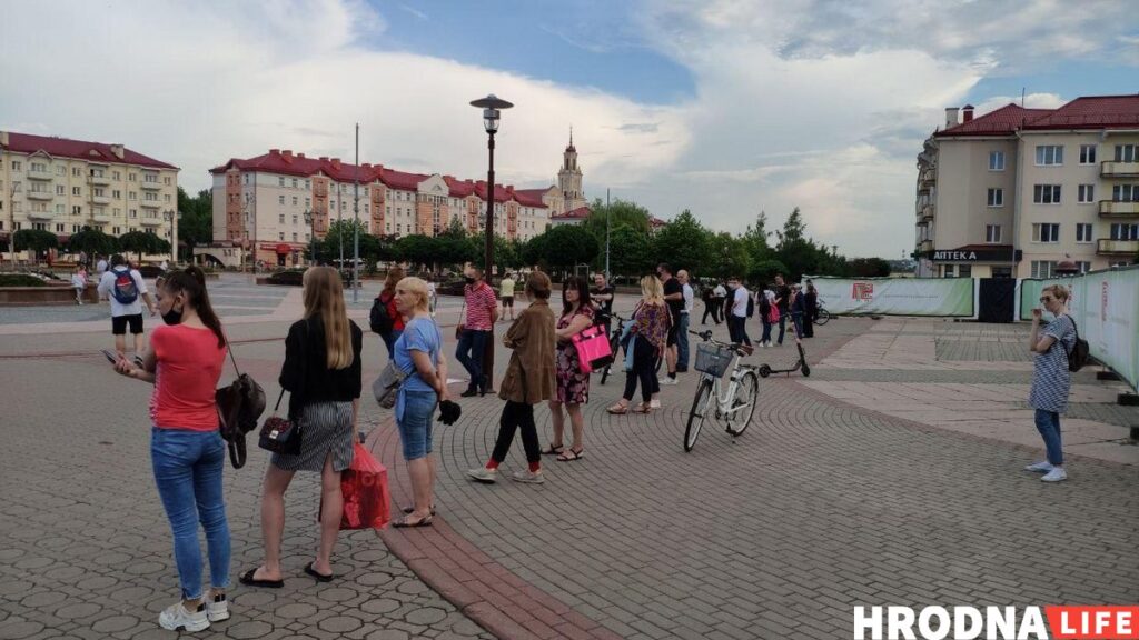 В Гродно прошла акция солидарности с задержанными