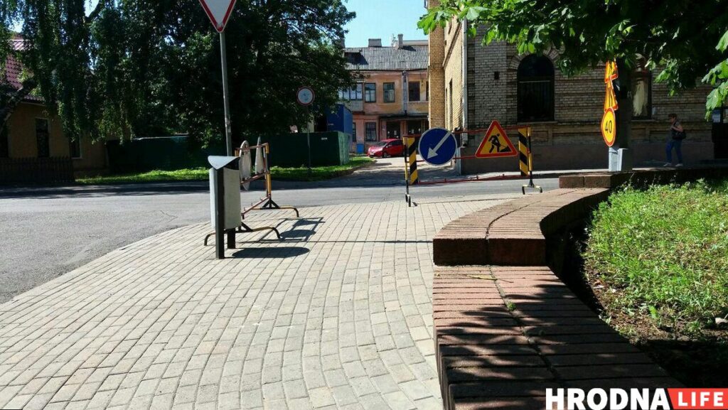Уменьшится пропускная способность: часть улицы Кирова в Гродно перекрывают на две недели
