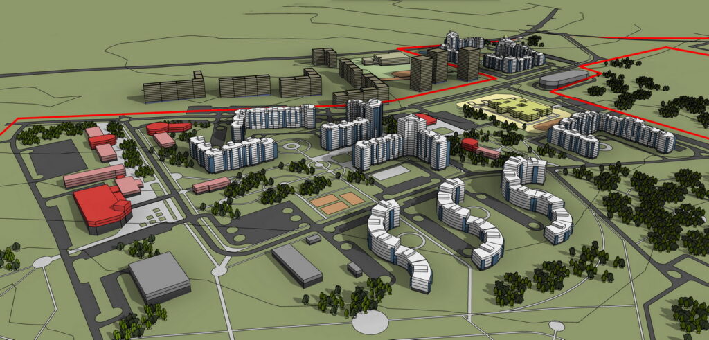 Посмотрите, каким будет новый жилой микрорайон на Фолюше. Идут обсуждения проекта