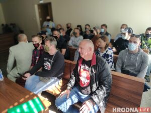 Анна Канопацкая приехала в Гродно поддержать в суде активиста Ежи Григенча в центре