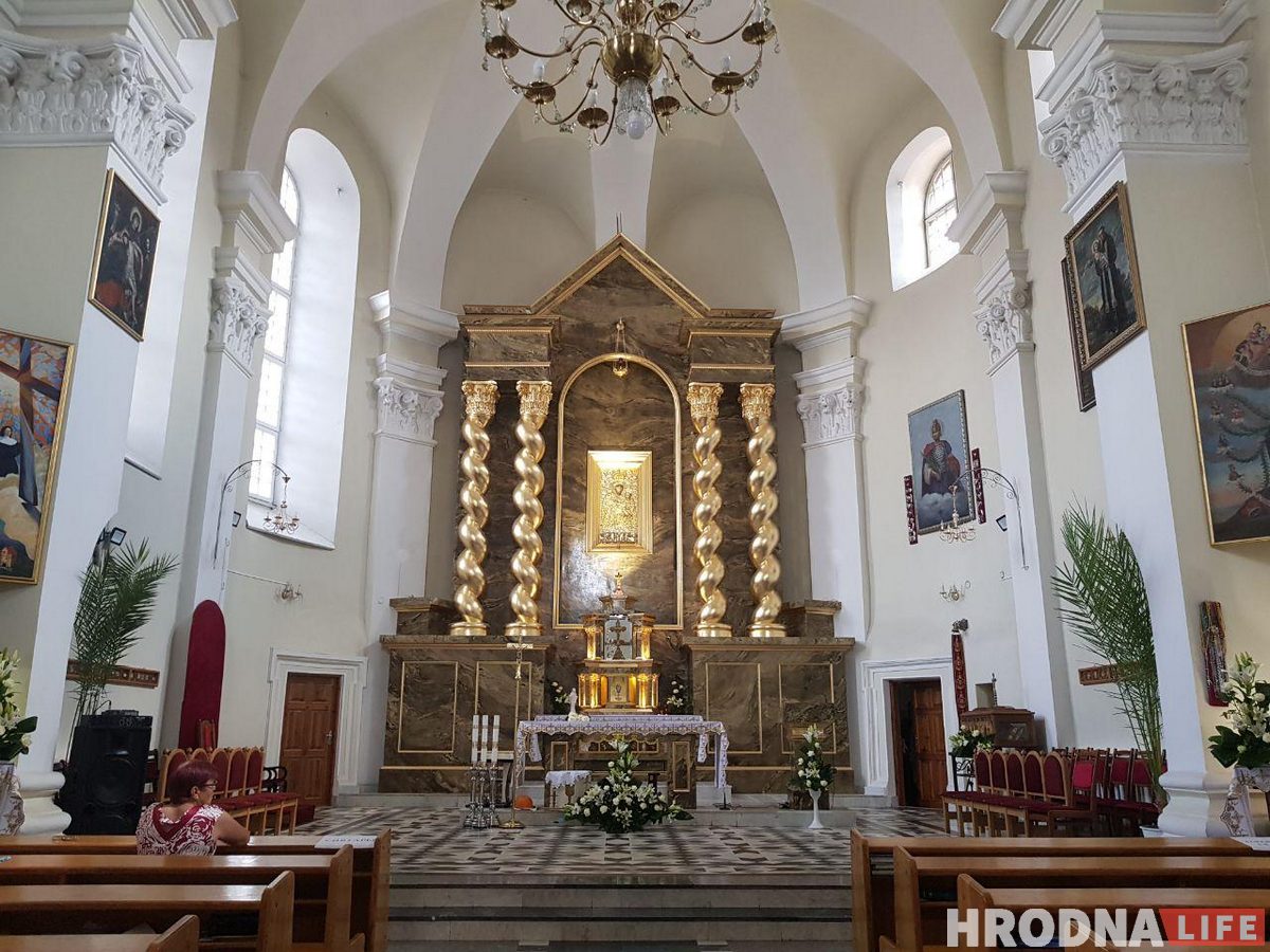 В Бригитском костеле в Гродно открыли восстановленный алтарь 17 века