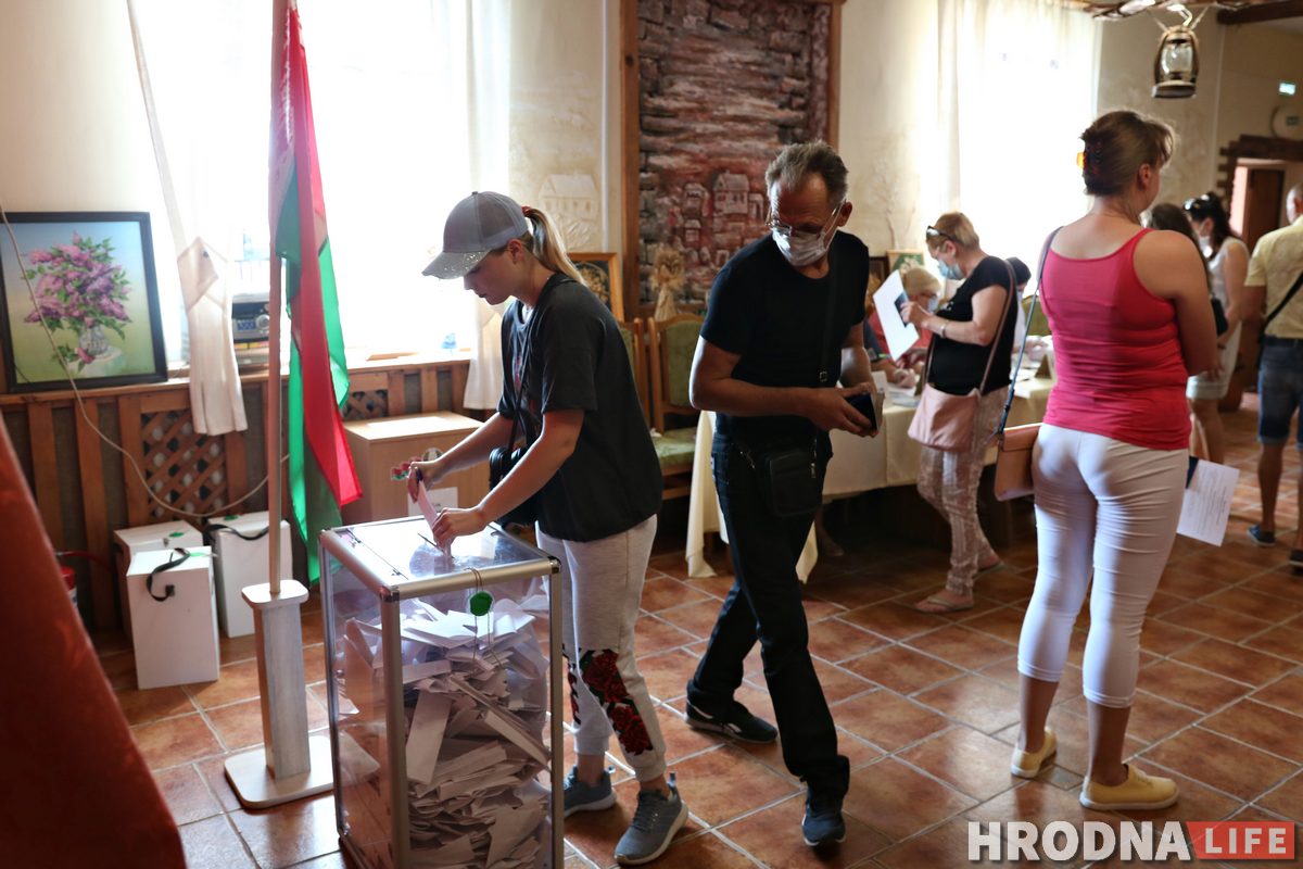 Вечер после выборов президента: онлайн из Гродно