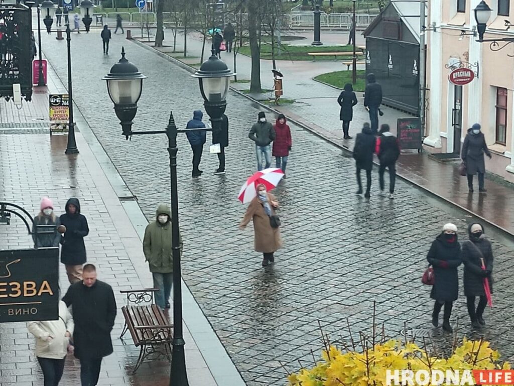 В УВД сообщили, что гродненцы не поддержали протест, и задержали пять человек