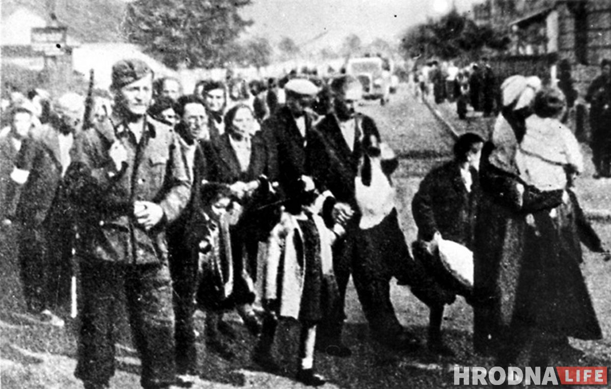 Депортация гродненских евреев из гетто в 1943 г. Фото: архив Hrodna.life 
