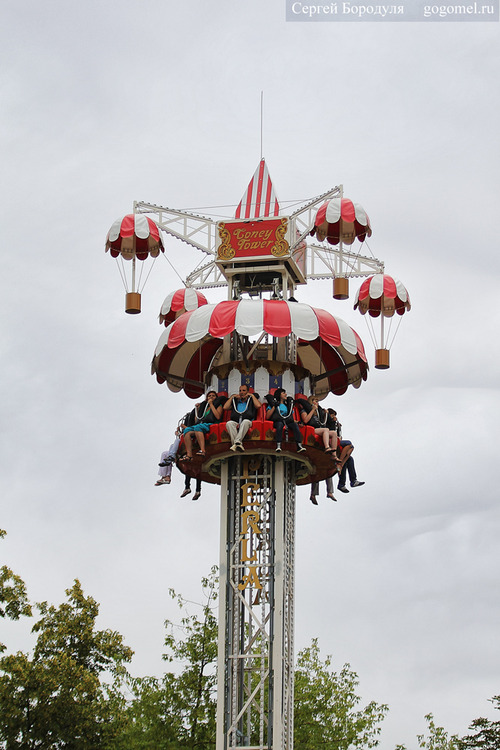 У парку Жылібера з'явіцца новы атракцыён - "Вежа падзення"