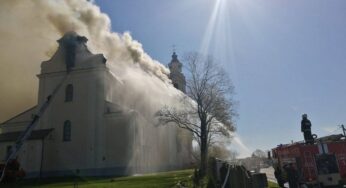 «Крыша сгорела под ноль» В главной святыне беларуских католиков произошел пожар (обновлено)