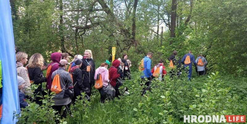 плоггинг забег сбор мусора в Гродно