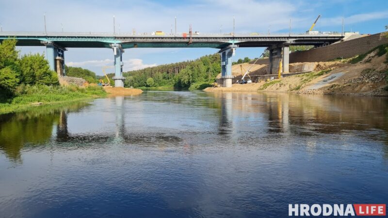 "Атмосфера не праздничная". Открытие нового моста в Гродно перенесли во второй раз