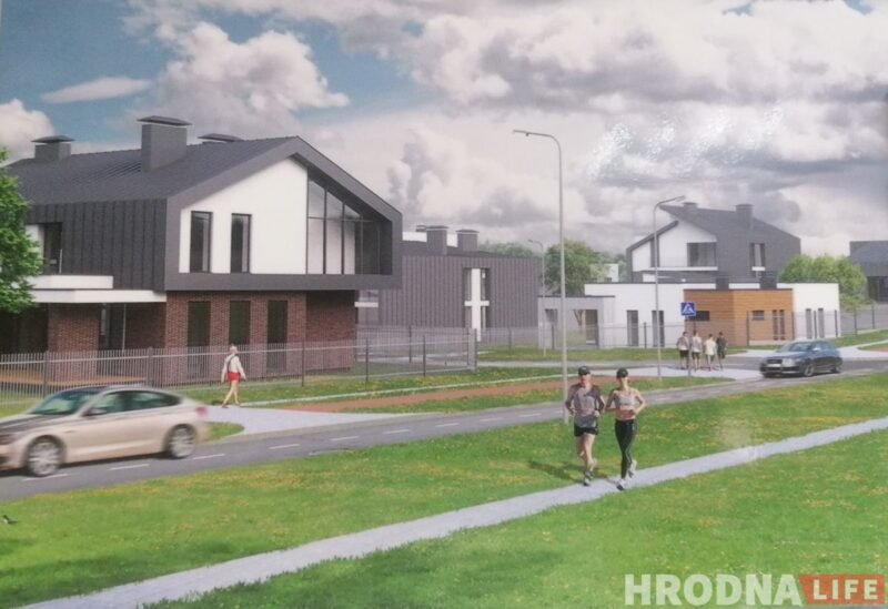 Без асфальта и велодорожек, но с детской площадкой. В горисполкоме рассказали про новый квартал таунхаусов в Барановичах