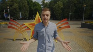 Алесь Залевский, журналист, который снял фильм про Беларусь для Ильи Варламова. Алесь Залеўскі, аўтар фільма пра Беларусь, знятага для канала Іллі Варламава