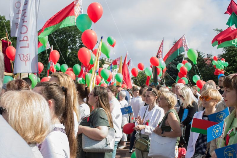 С песнями от охраны и выставкой сельхозтехники: в Гродно отпраздновали День Независимости Гродно, день независимости 2022
