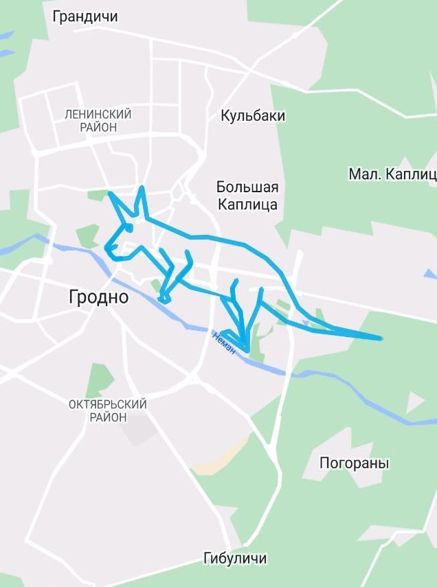 Карта гродно почта