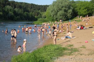 пляж в гродно