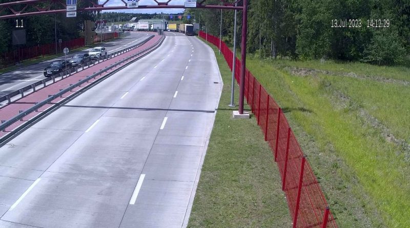 Пункт пропуска Урбаны. Скриншот Hrodna.life