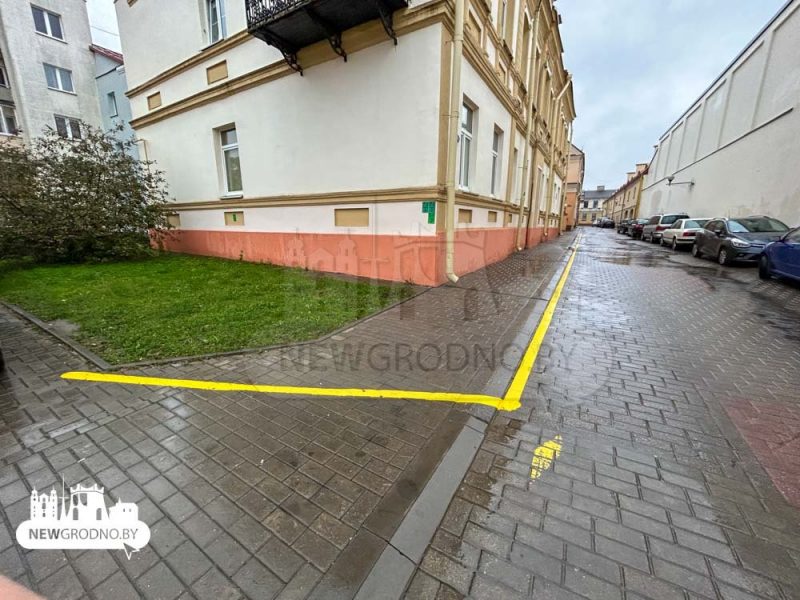 На улице Городничанской в центре Гродно запретили парковку