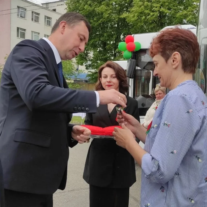 В Гродно привезли новые троллейбусы. Источник: Гродненский горисполком