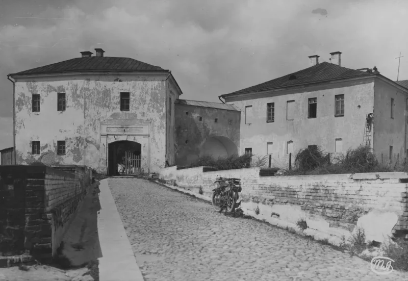 Старый замок в Гродно в межвоенное время. Фото: Narodowe Archiwum Cyfrowe