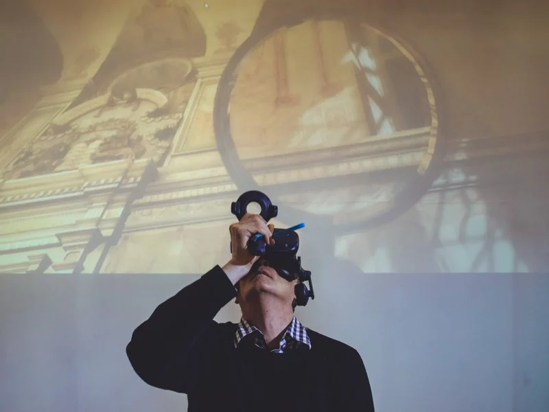 Волповскую синагогу реконструировали в виртуальной реальности Проект VR-реконструкций синагог Беларуси. Фото: bjch.center/belarusshtetl