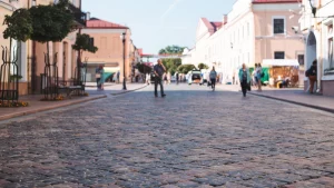 Гродненцы предлагали назвать улицу в честь местной поэтессы - вот что ответили чиновники Улица Советская в Гродно. Фото: iStock