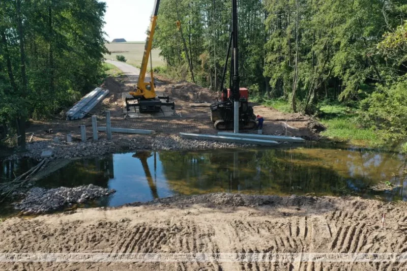 Место нового моста через Лашанку