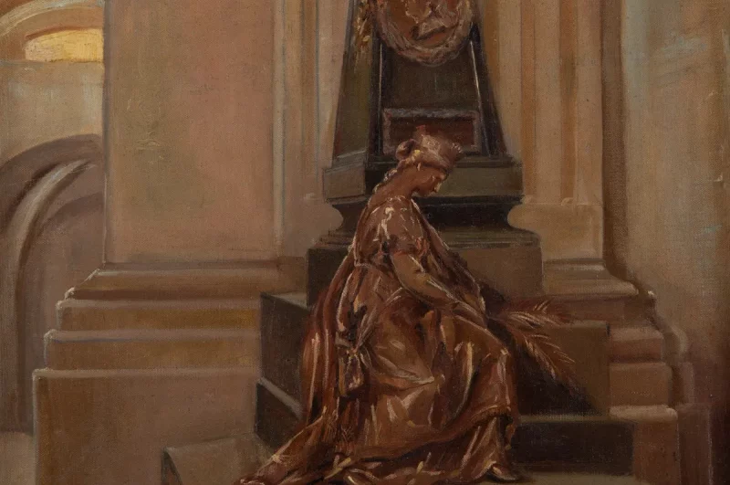 Картина «Памятник Антонию Тызенгаузу из кафедрального собора в Гродно». Источник: onebid.pl