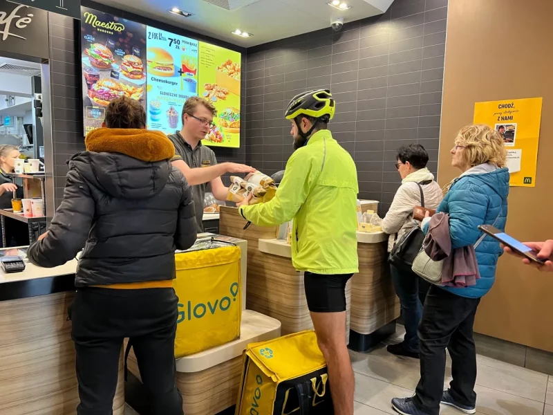 Glovo - работа курьером на велосипеде