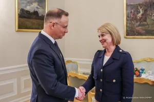 Анжелика Борис поблагодарила белорусские власти и попросила освободить Почобута Сустрэча Анджэя Дуды з Анжалікай Борыс.