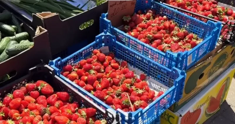 Узбекская черешня и белорусская клубника на Центральном рынке: сколько стоит и где вкуснее? Клубника на гродненском рынке.