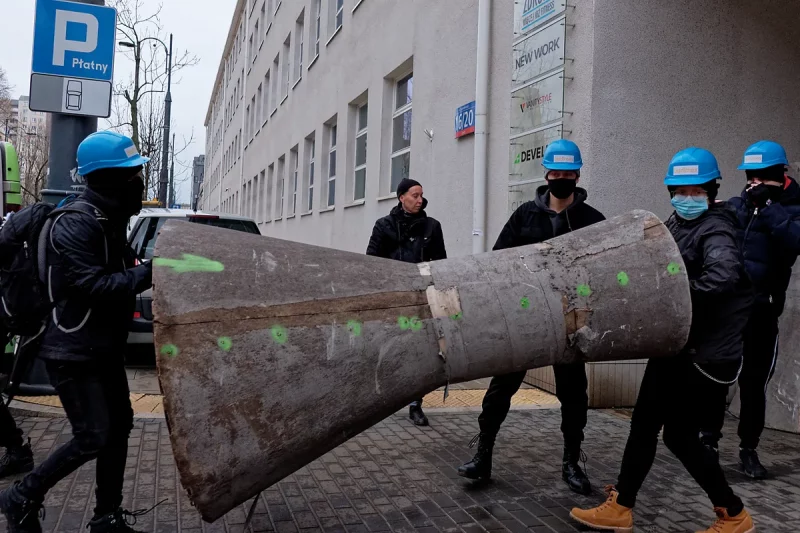 Фото демонстрации организации "Шпиля". Автор - Tomasz Swierzewski