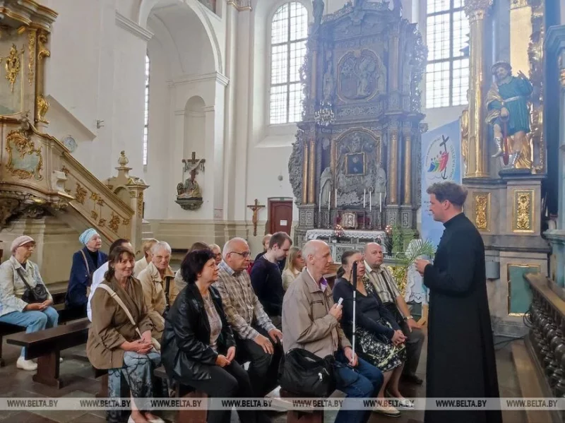 «Гродна ў фармаце тыфла». Незвычайную тактыльную экскурсію правялі для невідушчых