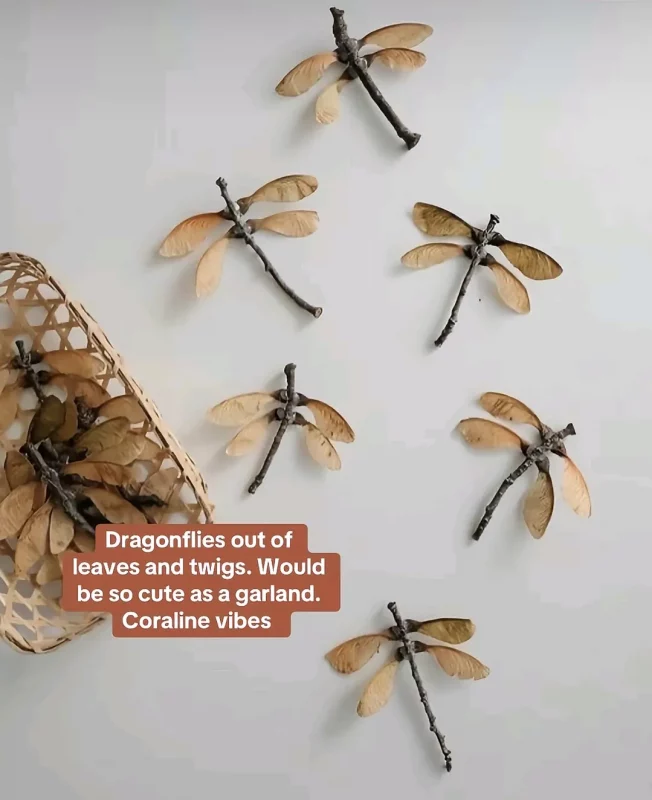 осенняя поделка из носиков и шишек