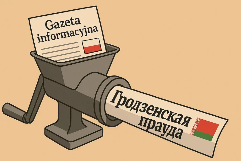 Манипуляция вместо фактов: как в Гродно переписывают польские новости манипуляция информацией - белорусская пропаганда