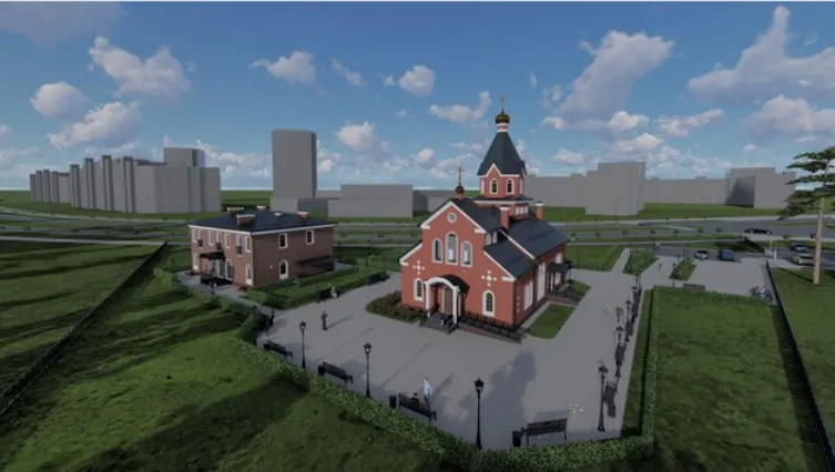 В Грандичах построят церковь в русско-византийском стиле Церковь в Грандичах. Фото: grodno.gov.by