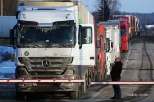 Грузовики на белорусско-литовской границе - что будет когда начнется реконструкция пункта пропуска Каменный Лог © LookByMedia